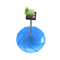 Agitateur vertical pour eaux usées série GSJ QSJ avec impulsionneur hyperboloïde en PRV pour réservoir d'égalisation de traitement des eaux usées
