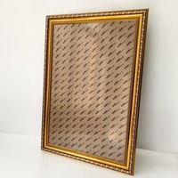 Cadre photo de haute qualité style rétro vintage européen bord doré A4 A3 PS pour art mural d'hôtel