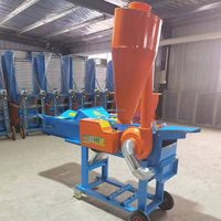 Machine à emballer le fourrage ferme maison broyeur de paille sec et humide double usage grain bambou herbe canne à sucre bagasse paille hachoir