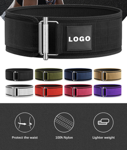 Ceinture de musculation à levier noire en cuir véritable pour hommes et femmes, soutien dorsal personnalisé pour la gym, le fitness et l'haltérophilie - Product Image 4