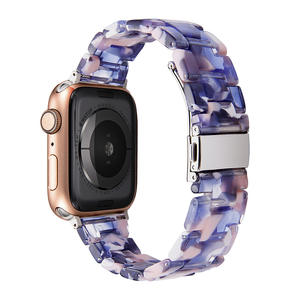 カラフルな<span class=keywords><strong>Apple</strong></span> <span class=keywords><strong>Watch</strong></span> S9用ウォッチストラップ、調節可能なバックル付き樹脂製リストバンド、iWatch S10 41/42mm 46/49mm対応 - Product Image 6