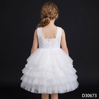 Robes de demoiselles d'honneur D30673, robe en dentelle douce avec strass, robes de fête pour filles