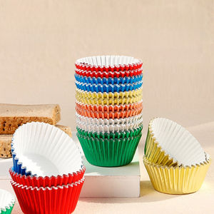 Vasos de Papel <span class=keywords><strong>para</strong></span> Pastelería Estilo Chino y Occidental, <span class=keywords><strong>Bandejas</strong></span> Desechables <span class=keywords><strong>para</strong></span> Pasteles, Herramientas de Papel de Aluminio Resistentes a Altas Temperaturas - Product Image 1