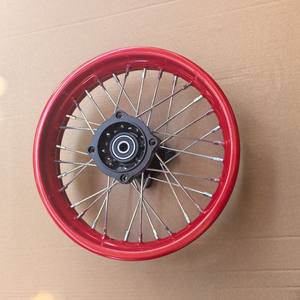 Fourniture de pièces de moto tout-terrain en fer, moyeux de roue arrière de 1,85 x 12 pouces avec alésage d'axe de 15 mm/12 mm, essentiel pour la conduite extrême - Product Image 4