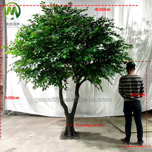 Decorazione Verde per Interni ed Esterni, Grande Albero <span class=keywords><strong>Bonsai</strong></span> Artificiale, Ficus in Tessuto, Albero di Banyan per Centri Commerciali - Product Image 2