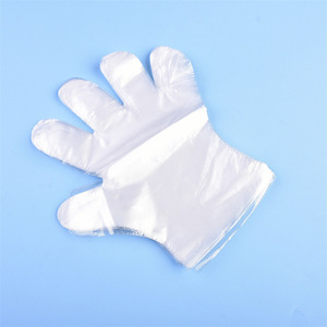 Disposable transparent thickened <b>film</b> PE gloves for medical examinations, beauty salons, hairdressers, household use, and - Product Image 2