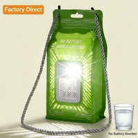 Nouvelle lampe à sel et à eau d'extérieur 2026, lumière LED multifonctionnelle d'urgence pour la pêche nocturne (sel Liangte inclus)
