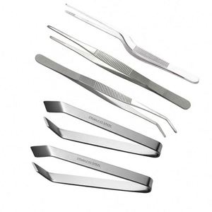 Utensilios de Cocina en Oferta, Pinzas para Pescado de Acero Inoxidable, Pinzas para Alimentos con Puntas Dentadas, Juego de Pinzas para Cocinar - Product Image 1