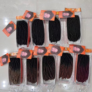 Extensiones de Cabello Afro Sintético de Alta Calidad para Mujer, Trenzadas sin Nudos, Rizadas, Suaves y Elásticas, Fibra de Alta Temperatura, 175g - Product Image 4