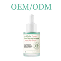 Ampoule hydratante coréenne à l'artichaut et à la centella, sérum visage léger à absorption rapide avec réglisse, 30 ml