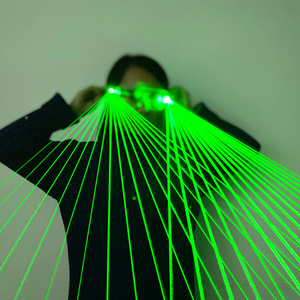 Gafas Láser Recargables al por Mayor para DJ, Discotecas, Fiestas Rave, Accesorio de Ambiente con 60 Rayos y Efecto Multipunto para Bailarinas Gogo - Product Image 1