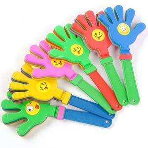 28 grandes mains applaudissantes en plastique avec visage souriant, accessoires de cheerleading, logo personnalisé, mains applaudissantes pour décorations de fête - Product Image 2