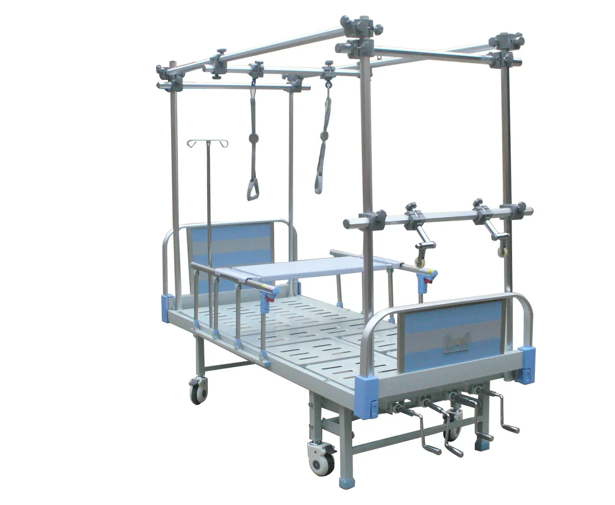अस्पतालों में बहुक्रियाशील ऑर्थोपेडिक कर्षण बिस्तर विभिन्न प्रकार के होते हैं