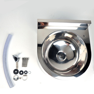YULI <span class=keywords><strong>Petit</strong></span> lavabo à <span class=keywords><strong>main</strong></span> moderne en acier inoxydable pour hôtels Villas appartements égouttoir intégré approvisionnement direct en usine en Chine - Product Image 6