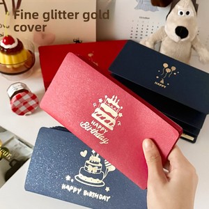 ซองจดหมายสีแดงวันเกิด 3 มิติ พร้อมไฟดนตรี  การ์ดอวยพรสร้างสรรค์ ของขวัญปีใหม่สำหรับเด็ก  ใส่เงิน 100 หยวน  ของขวัญปีใหม่ - Product Image 4