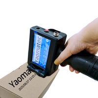Impresora de Inyección de Tinta Portátil YAOMATEC de 12.7mm para Código de Fecha, Número de Lote, Logotipo en Cartón, Plástico y Metal