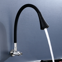 Robinet de cuisine mural flexible et coloré de nouvelle conception, flexible, avec col flexible, robinet de cuisine à extraction, robinet de cuisine