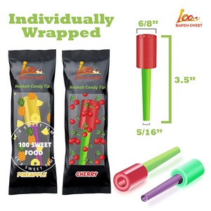 Kẹo mút hút shisha bán buôn, đóng gói riêng lẻ, loại thẳng, chất liệu nhựa, vị ngọt, đầu kẹo mút hút shisha - Product Image 3