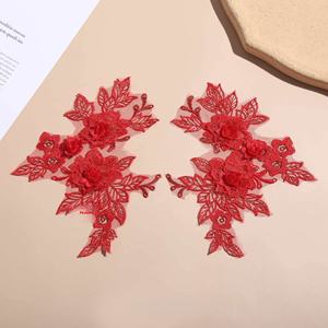 Nuevo diseño 3D Hollow-Out Floral Lace Trim para vestidos <span class=keywords><strong>de</strong></span> novia, disfraces <span class=keywords><strong>de</strong></span> actuación, parches <span class=keywords><strong>de</strong></span> Apliques <span class=keywords><strong>de</strong></span> <span class=keywords><strong>encaje</strong></span> - Product Image 6