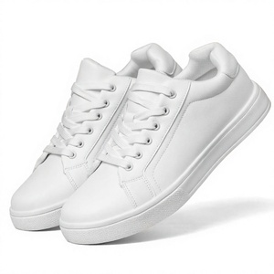 Zapatillas deportivas blancas para hombre, ligeras, transpirables, con cordones, informales, para todas las estaciones - Product Image 4