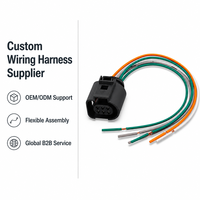Faisceau de câblage universel à 2 broches, adaptateur de faisceau de câbles, connecteur pour automobile/moto, éclairage auxiliaire, PVC/PBT