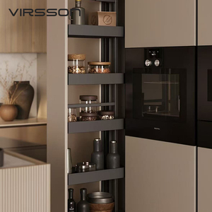 Juego de Muebles de Cocina Modernos Modulares en Forma de U, Color <span class=keywords><strong>Blanco</strong></span>, con Encimera de Mármol y Fregadero, Isla de Cocina para Uso en Centros Comerciales - Product Image 2