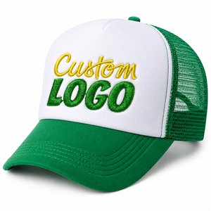High Quality 5 Panel Mesh Snapback <b>Hats</b> Custom 3D Embroidery Puff Win Logo Fashion Sports Outdoor Formal Blank Polyester - Product Image 3