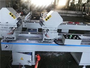 45 90 Degree Double Head CNC Saw UPVC PVC Profile Window and Door Cutting Machine - Product Image 4
