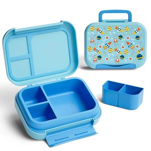 Customized New Design 2025 Design Kids <b>Meal</b> <b>Prep</b> 3-Compartment Bento Lunch <b>Box</b> for Boy Girl - Product Image 6