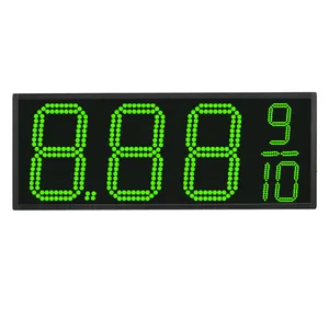 CHEETIE CP50 Outdoor 12" 8889/10 Green LED Gas Station Electronic Digital Fuel Price Sign