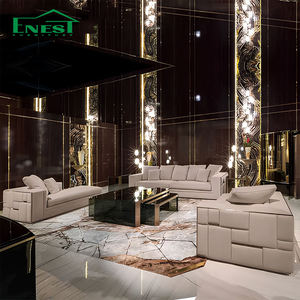 Canapé modulaire en velours en forme de U, haut de gamme et moderne, ensemble de salon de luxe pour hôtel et villa, solution de mobilier pour projets - Product Image 3