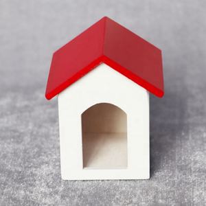 <span class=keywords><strong>Maison</strong></span> <span class=keywords><strong>de</strong></span> <span class=keywords><strong>poupée</strong></span> 1:12, mini-<span class=keywords><strong>maison</strong></span> miniature, modèle <span class=keywords><strong>de</strong></span> petite <span class=keywords><strong>maison</strong></span> rouge et blanche, petit nid pour chien, décoration <span class=keywords><strong>de</strong></span> micro-scène - Product Image 3
