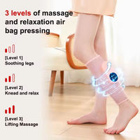 Masseur de compression pneumatique FSPG avec chaleur et circulation d'air pour soulager les douleurs musculaires