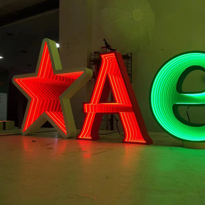 Tùy chỉnh <span class=keywords><strong>LED</strong></span> theo dõi kênh thư cho độc đáo và phong cách tường dấu hiệu, 3D <span class=keywords><strong>LED</strong></span> Infinity gương dấu hiệu kinh doanh, Beauty Salon tường trang trí nội thất - Product Image 5