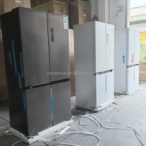 650L High Quality Home 220v 4 Door Retro Home Kitchen French Door White <b>Refrigerator</b> Quick Cooling Smart Preservation High Capac - Product Image 2