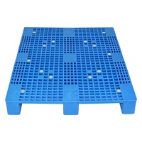 Palette en plastique HDPE robuste, grande, empilable, à un seul côté, à prix avantageux, en vente