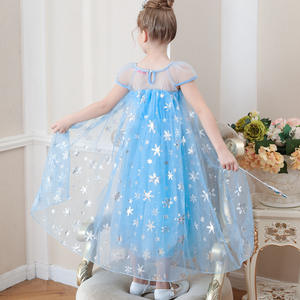 Yoliyolei Abiti da Festa all'Ingrosso, Tessuto Glitterato, Vestiti da Principessa <span class=keywords><strong>Elsa</strong></span> Anna Snow <span class=keywords><strong>per</strong></span> Bambine - Product Image 2
