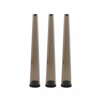 En gros 110mm Conique En Plastique Rouleau Tube Emballage PP Pot Carré pour Médecine Alimentaire 50ml 30ml 100ml 15ml 20ml Capacité Boîte Logo