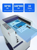 Nouvelle machine à plier semi-automatique numérique Bao Yu NC350 - Pressage électrique de lignes pointillées 2400 feuilles/heure Papier A4/A3 Usage professionnel