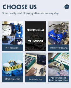 맞춤형 로고 가죽 스트랩 패션 럭셔리 남성 다이빙 방수 쿼츠 시계 타임리스 스타일 손목시계 - Product Image 4