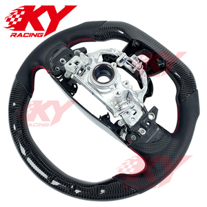 Customized LED RPM Carbon Fiber Racing Style Car Steering Wheel for Toyota Camry TRD SE XSE Crown Corolla RAV4 Avalon 2012-2026 - Product Image 3