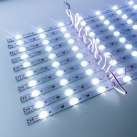 Barre de LED 12V SMD3030 à réflexion et diffusion de lumière avec lentille de rétroéclairage LED à prix réduit pour espaces commerciaux, de vente au détail et d'exposition