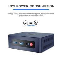 Mini PC MINI S Jasper Lake N5095 8 Go/16 Go DDR4 256 Go/512 Go ROM, 2 écrans HD 4K, ordinateur de bureau pour jeux à domicile et bureau