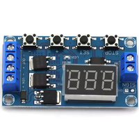 Module de contrôle de temporisation numérique à double MOS LED 12V 24V DC, relais temporisé, déclencheur de cycle, interrupteur de temporisation, carte de circuit, module de contrôle de temporisation DIY
