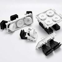 Haute qualité COB LED Downlight Design moderne blanc encastré à deux extrémités lumière LED pour cour Bar petit carré LED spots lumière