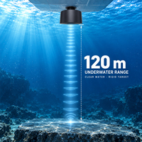 50m 100m profondeur rivière mer lac eau ultrasons écho sondeur mètre facile à installer capteur de profondeur d'eau