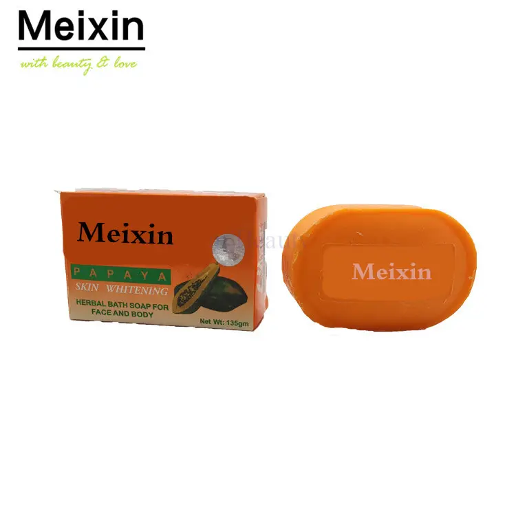 Meixin สบู่อาบน้ำดูแลผิวขายส่ง,สบู่มีโดอินทรีย์ Likas สบู่มะละกอ