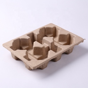 Giấy phân hủy sinh học đóng gói phân hủy khô Báo Chí bột giấy bao bì tái chế đúc bột giấy bao bì chèn đúc bột giấy khay - Product Image 3