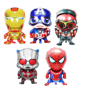 Cadeau d'<span class=keywords><strong>anniversaire</strong></span> pour enfants, ballons <span class=keywords><strong>avengers</strong></span>, ballons en aluminium, décoration de mariage en gros et fournitures - Product Image 1