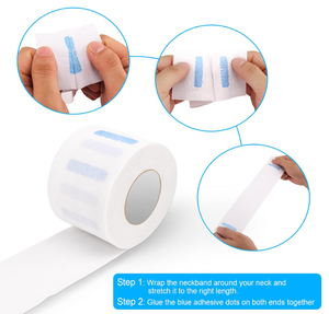 แผ่นรองคอแบบใช้แล้วทิ้ง AIERPA NECKP-W สำหรับร้านเสริมสวยและร้านตัด<span class=keywords><strong>ผม</strong></span> อุปกรณ์ทำผมระดับมืออาชีพ - Product Image 4